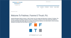 Desktop Screenshot of frammelaw.com