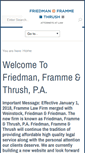 Mobile Screenshot of frammelaw.com