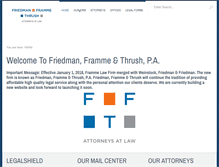 Tablet Screenshot of frammelaw.com